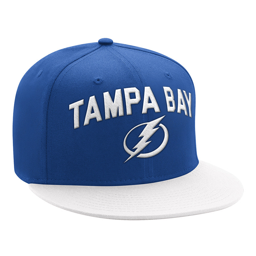 Tampa Bay Lightning Starter Adjustable Flat Brim Cotton Snapback Hat
