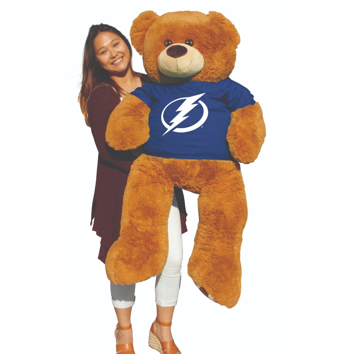 Tampa Bay Lightning Giant 4-Foot Plush Bear