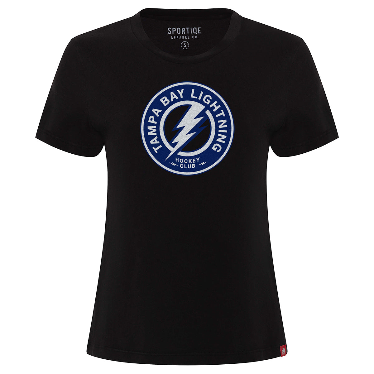 Women's Tampa Bay Lightning Sportiqe Third Jersey Metallic Arcadia Tee