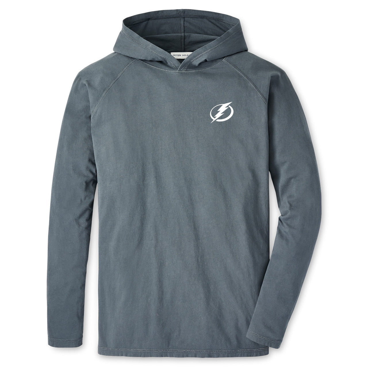 Men's Tampa Bay Lightning Peter Millar Lava Wash Popover Long Sleeve T-Shirt Hoodie (S & XL ONLY)