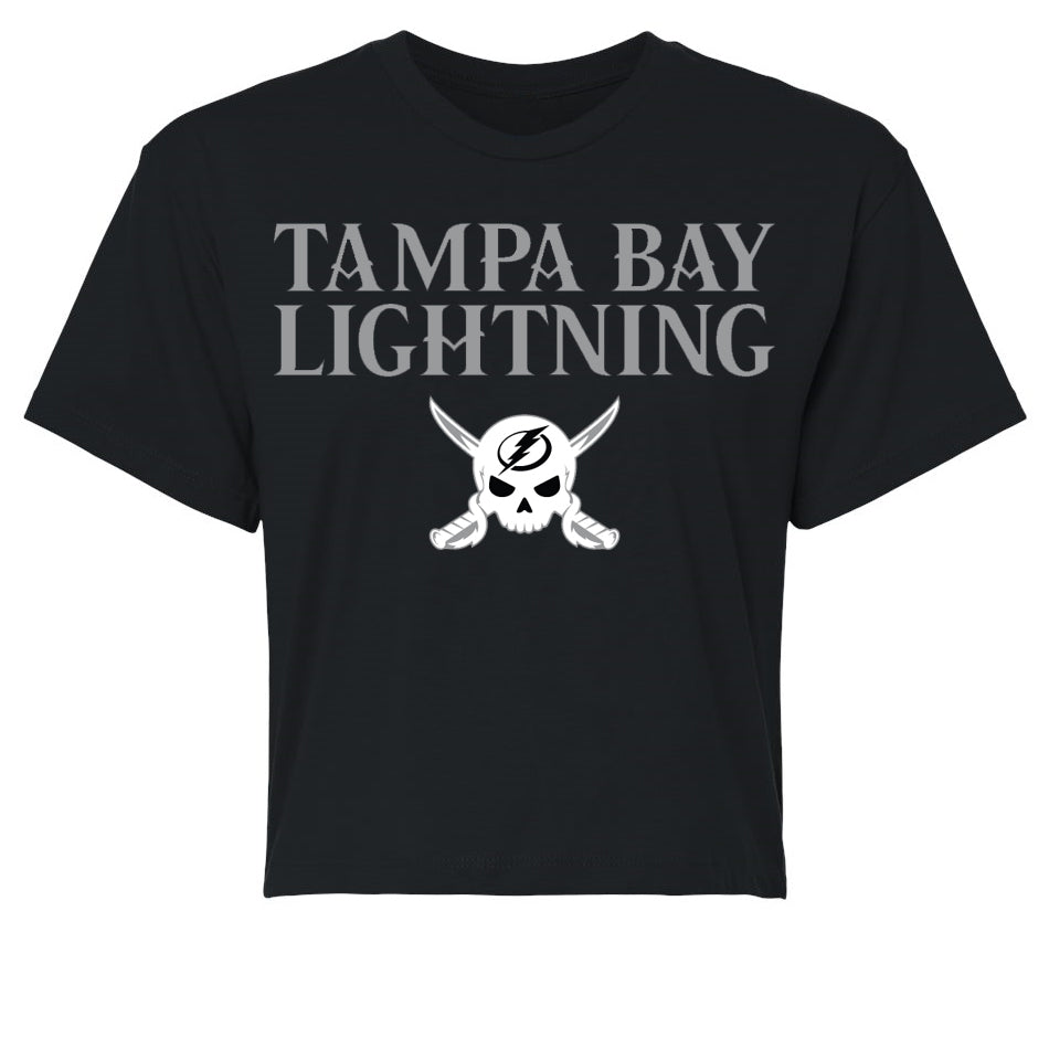 Women's Tampa Bay Lightning Gasparilla Modest Crop T-shirt