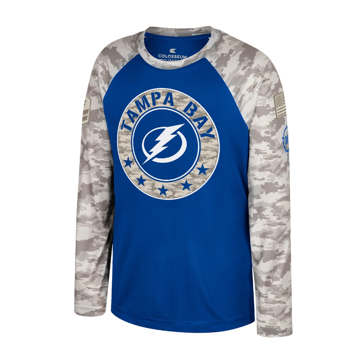 Youth Tampa Bay Lightning Colosseum Military Appreciation Long Sleeve