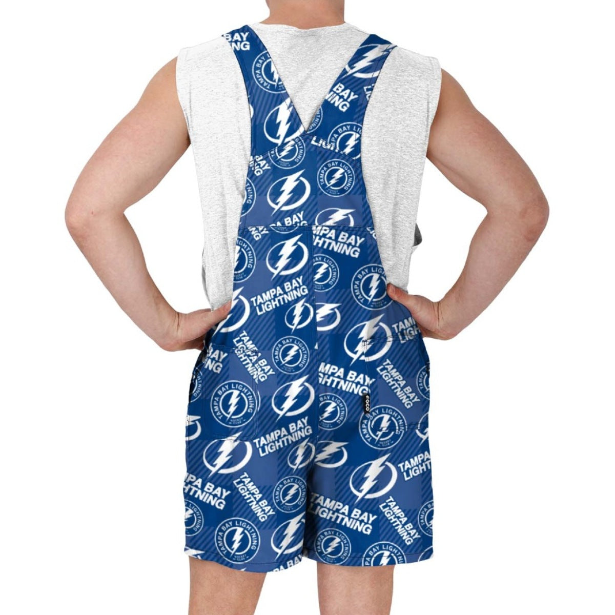 Tampa  Bay Lightning Printed Shorts Overalls