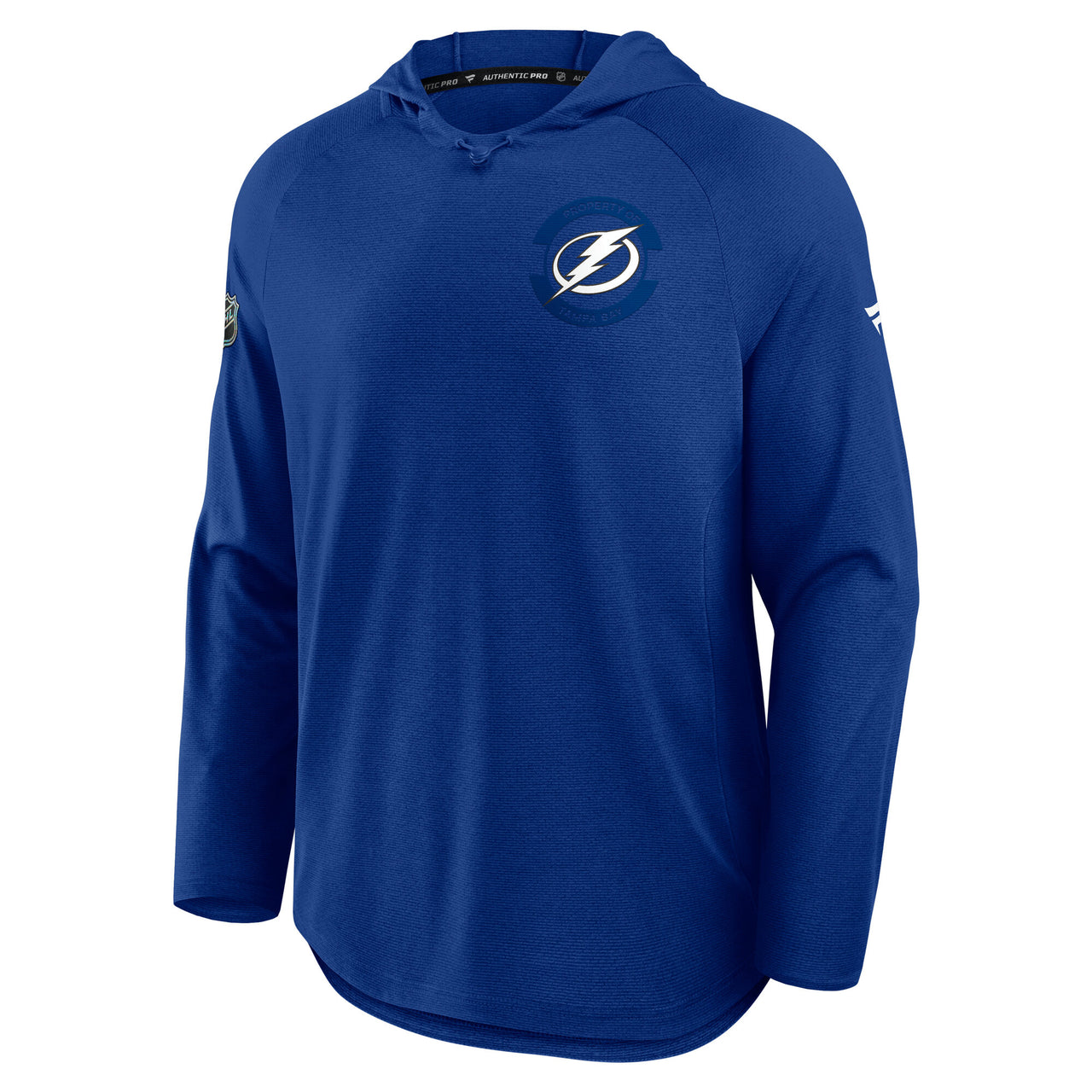 Men's Tampa Bay Lightning Fanatics Authentic Pro Locker Room Blue Rink Hood