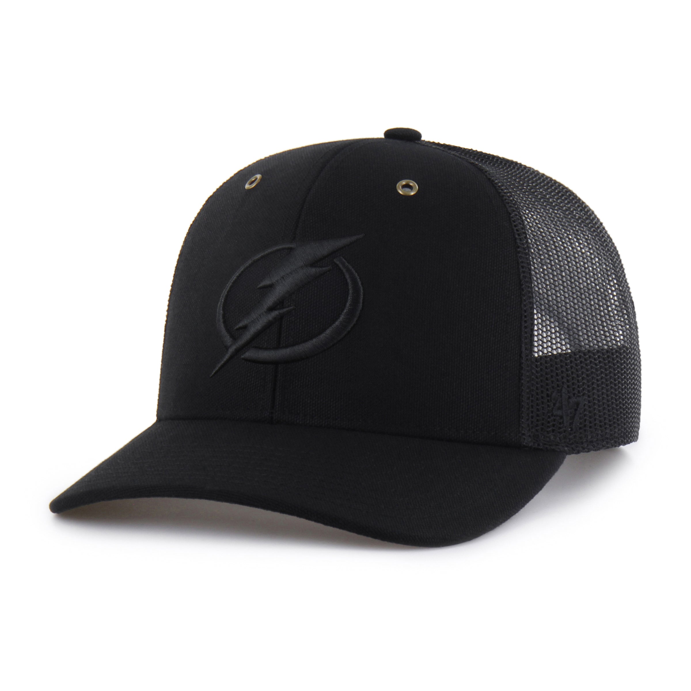 Tampa Bay Lightning Carhartt '47 Adjustable Black Trucker Hat