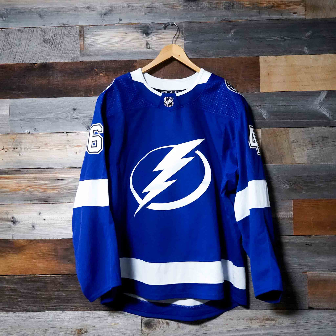 #46 SMITH Game-Worn 2020-21 Lightning Home Jersey (Size 56)