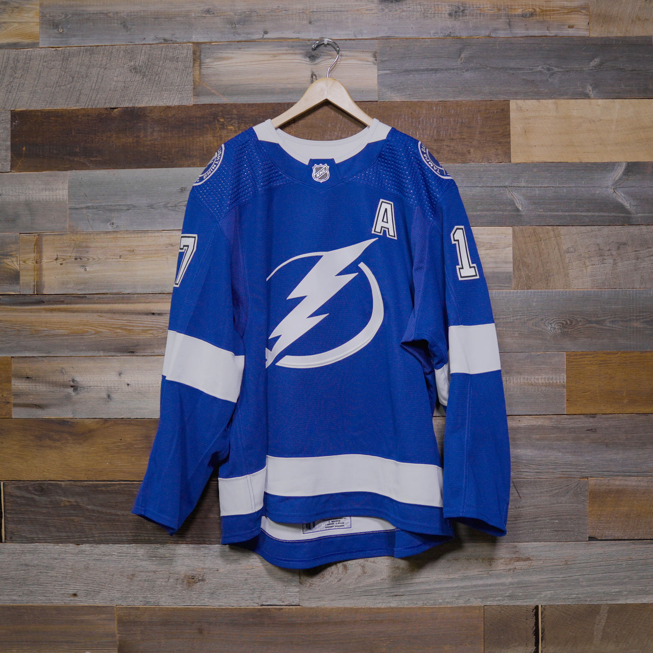 #17 KILLORN (A) 2022 Game-Worn Lightning Home Playoff Jersey (Size 58)