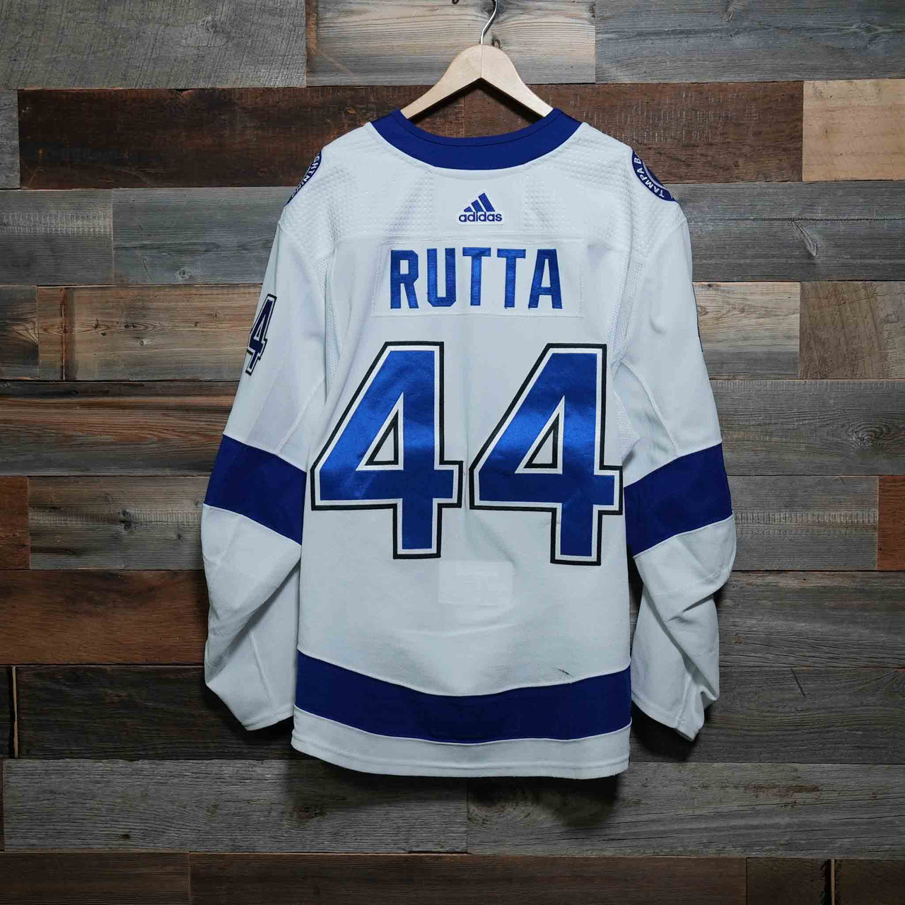 #44 RUTTA 2021-22 Game-Worn Lightning Away Jersey (Size 58) Set 1