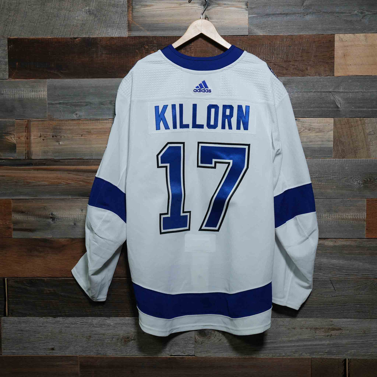 #17 KILLORN (A) 2021-22 Game-Worn Lightning Away Jersey (Size 58) Set 1