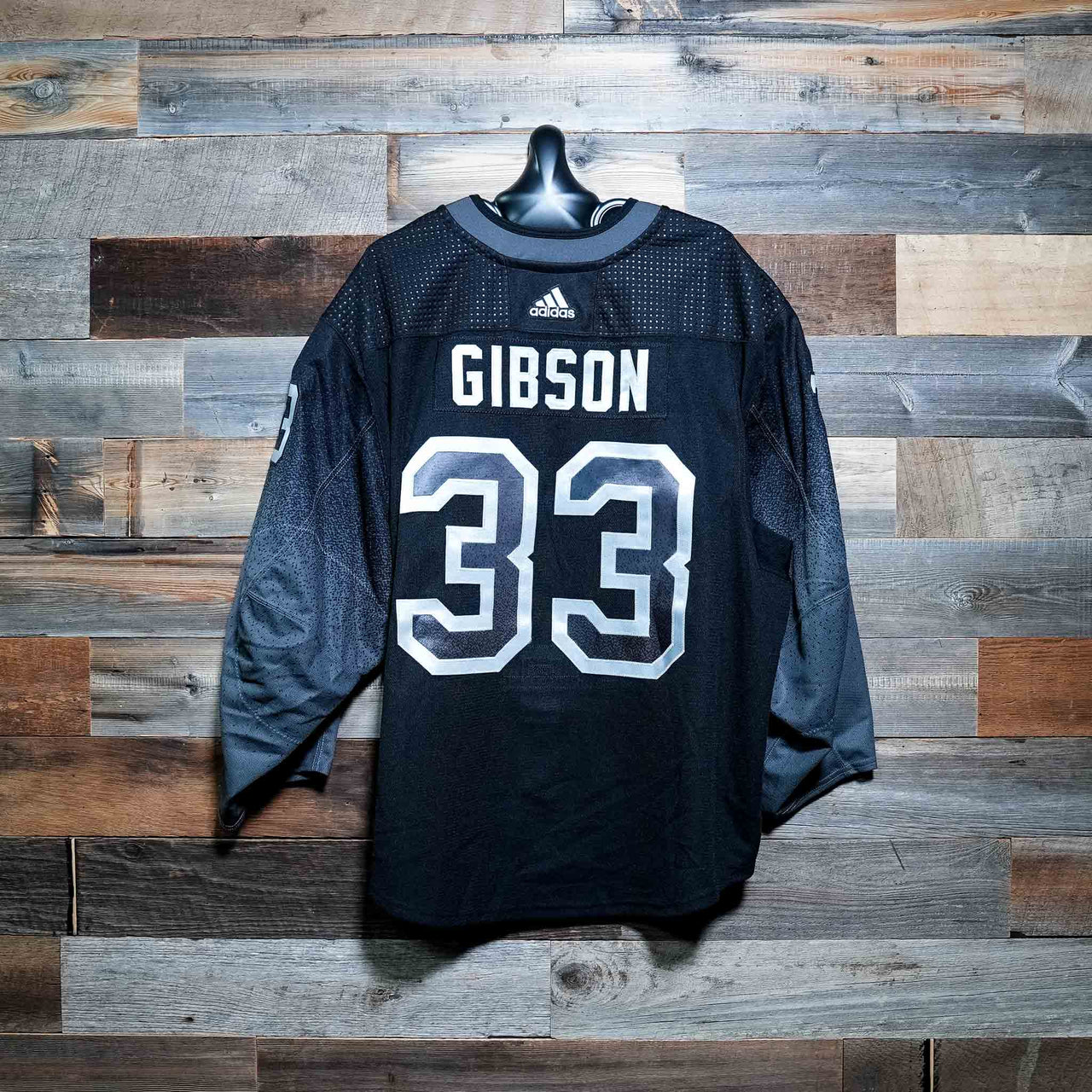 #33 GIBSON 2020-21 Game-Worn Lightning Alternate Jersey (Size 58G)