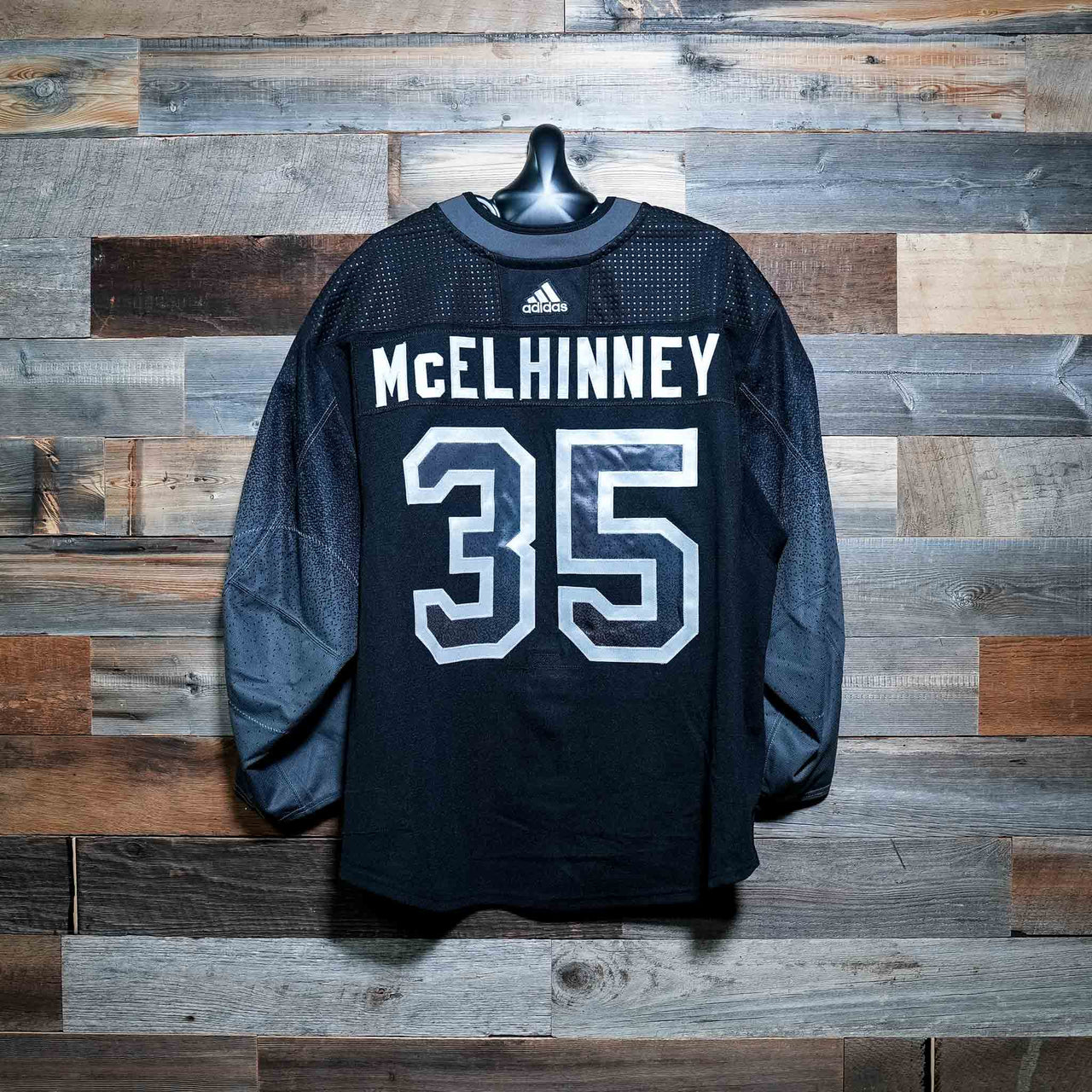 #35 McELHINNEY 2020-21 Game-Worn Lightning Alternate Jersey (Size 58G) 1A