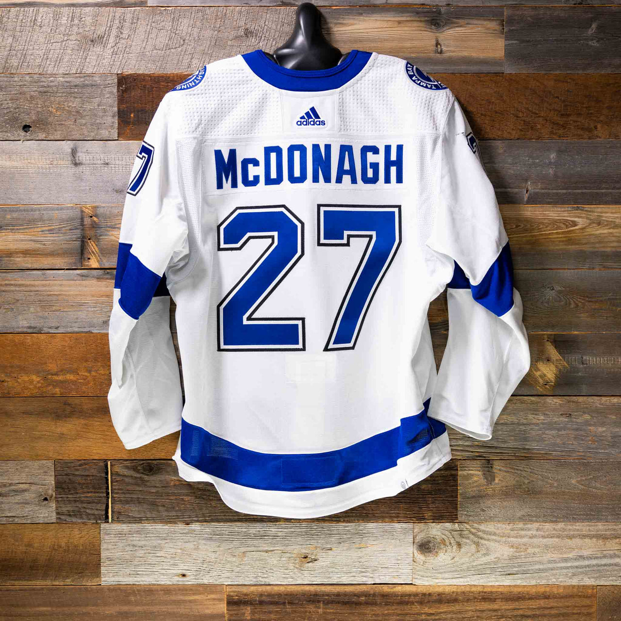 #27 McDONAGH 2021-22 Game-Worn Lightning Away Jersey (Size 58) Set 3