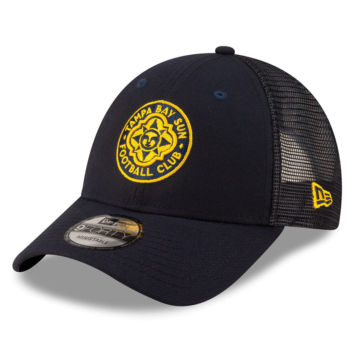 Tampa Bay Sun FC New Era 9Forty Adjustable Navy Meshback 