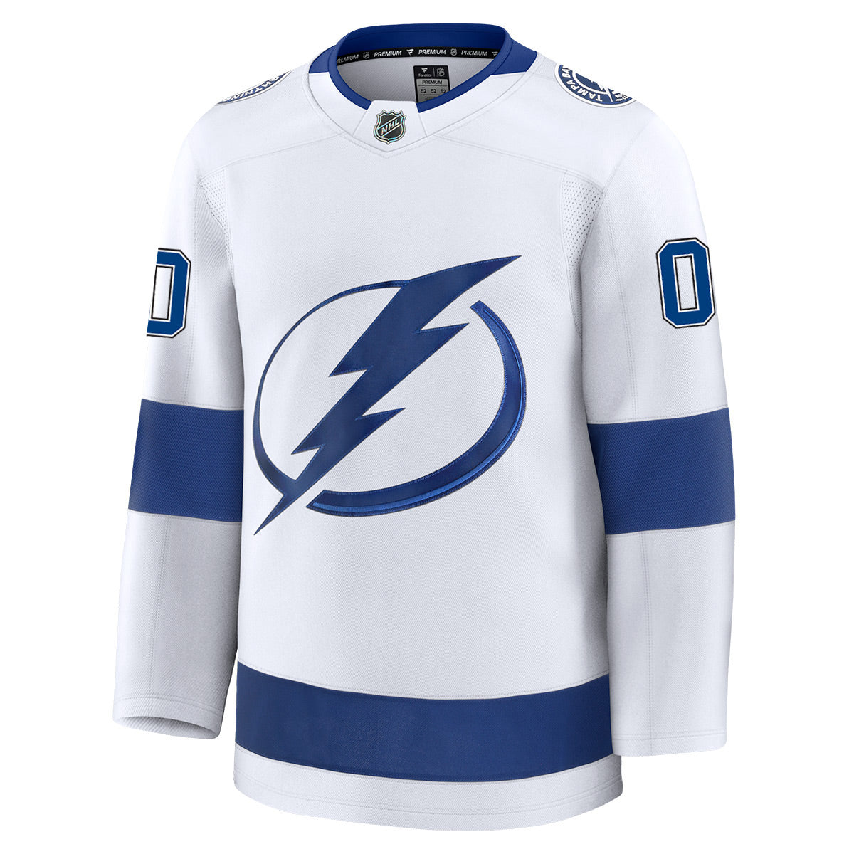 Tampa Bay Lightning Fanatics Custom Premium Away White Jersey