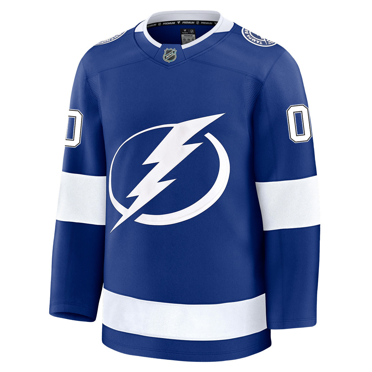 Tampa Bay Lightning Fanatics Custom Premium Home Blue Jersey