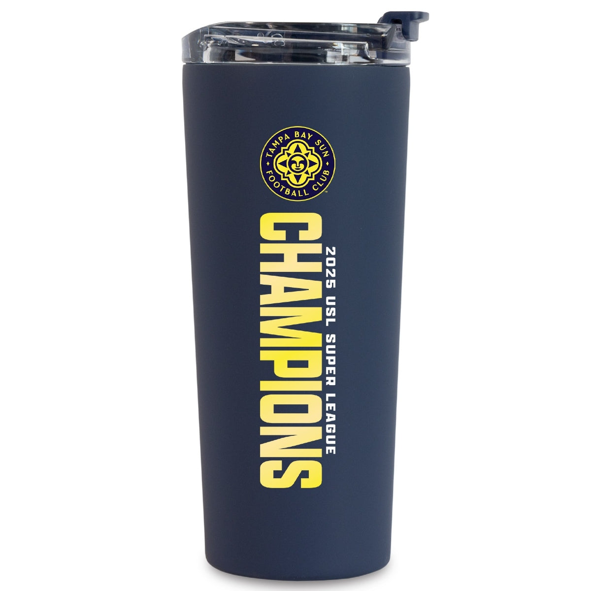 Tampa Bay Sun FC USL Super League 2025 Champions 24-oz Stainless Steel Tumbler