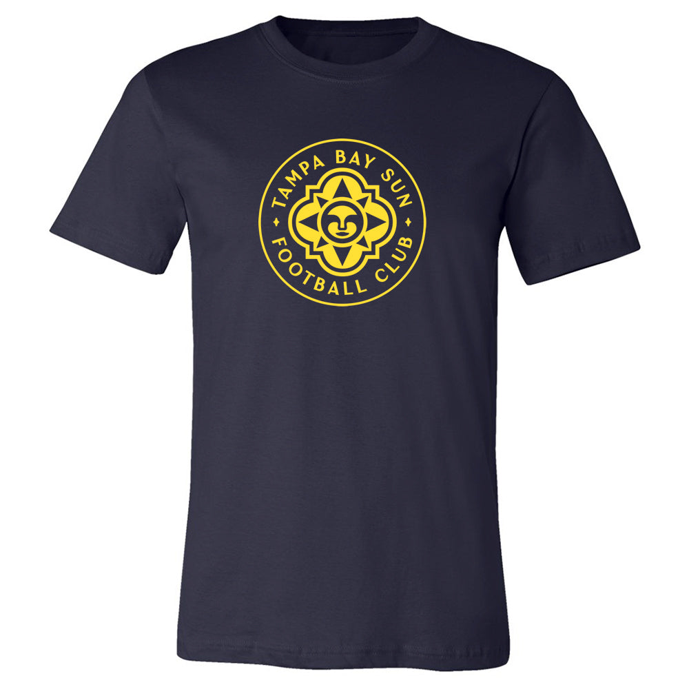 Unisex Tampa Bay Sun FC Navy Cotton Tee