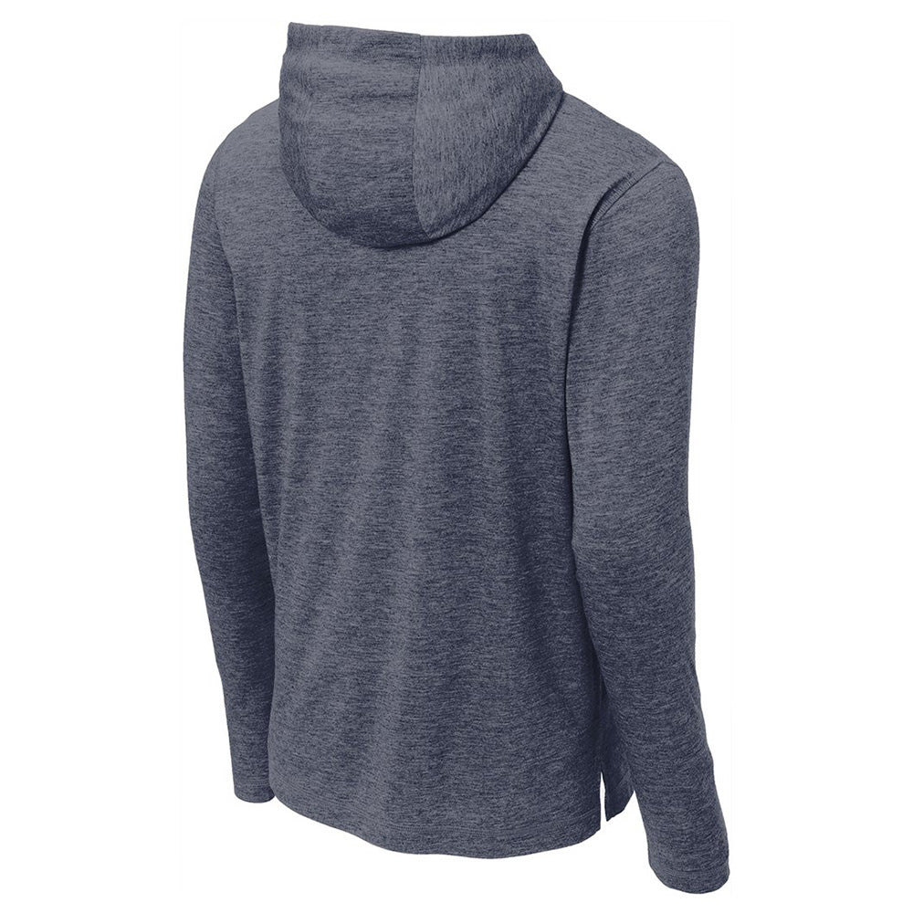 Unisex Tampa Bay Sun FC Heather Navy Tri-blend Long Sleeve Hooded Tee