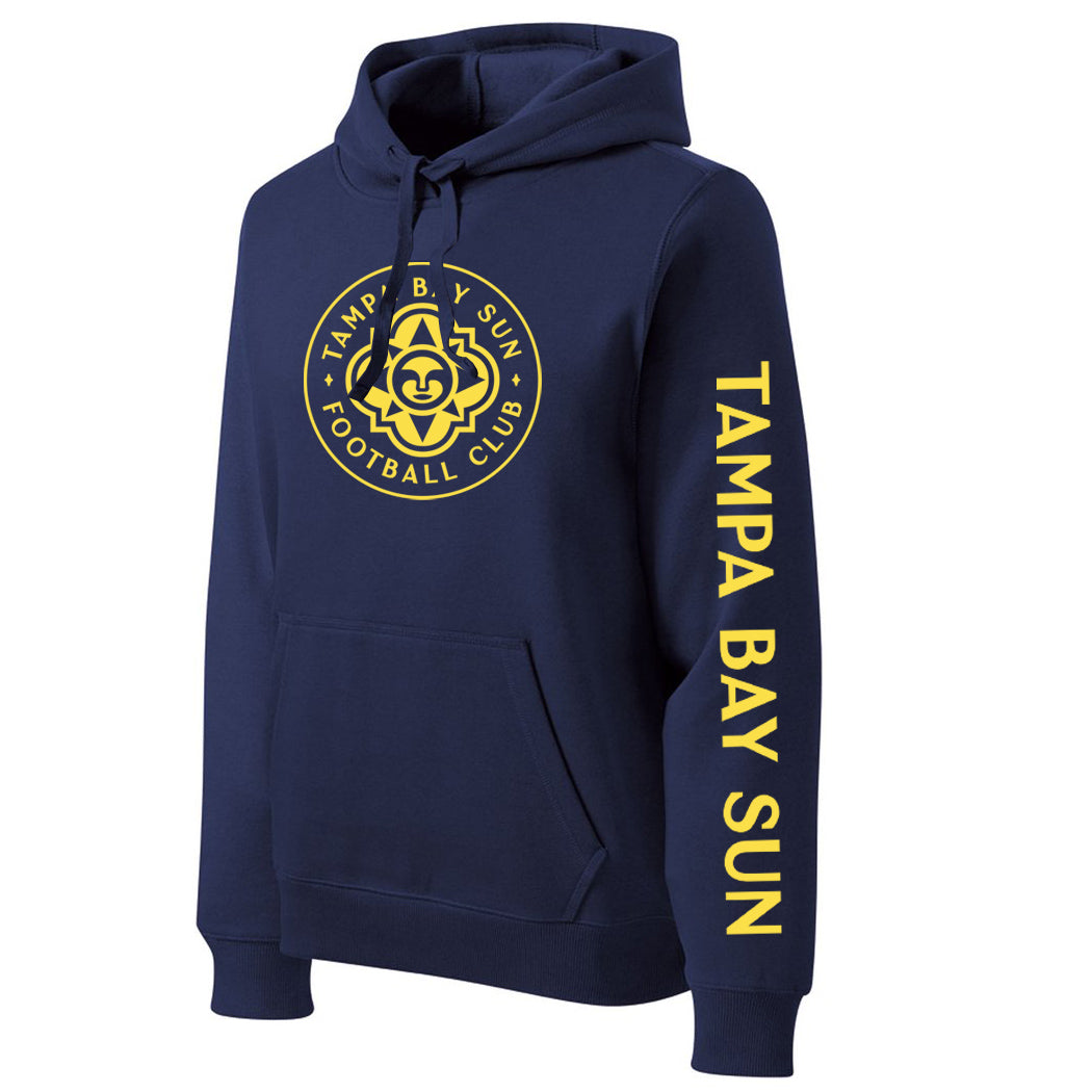 Unisex Tampa Bay Sun FC Navy Fleece Pullover Hoodie