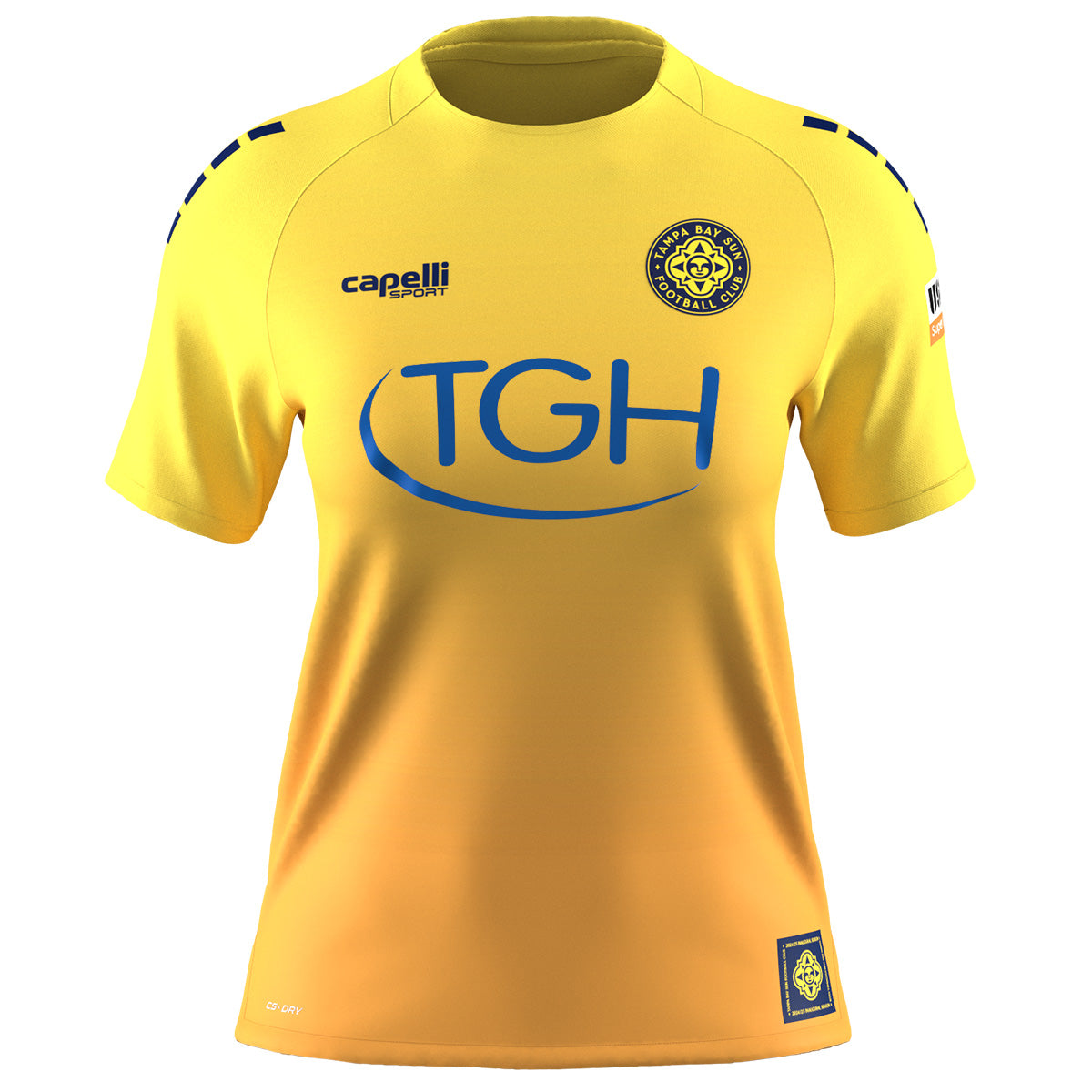 Women's Tampa Bay Sun FC Capelli Sport Away Yellow Jersey