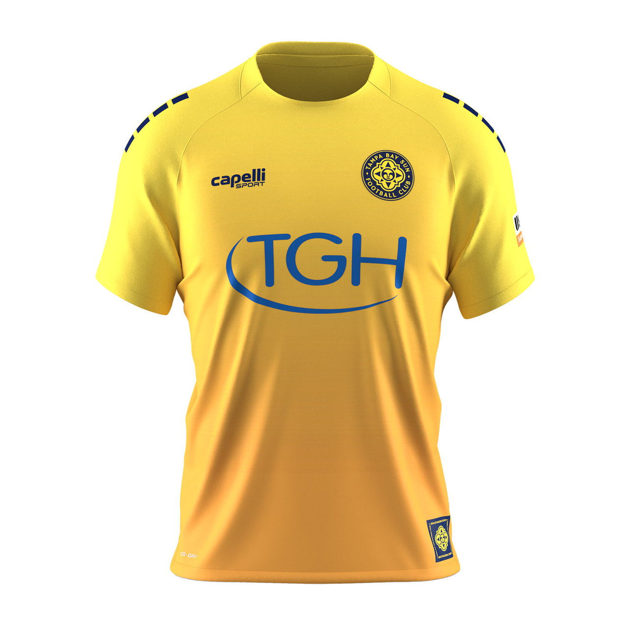 Youth Tampa Bay Sun FC Capelli Sport Away Yellow Jersey