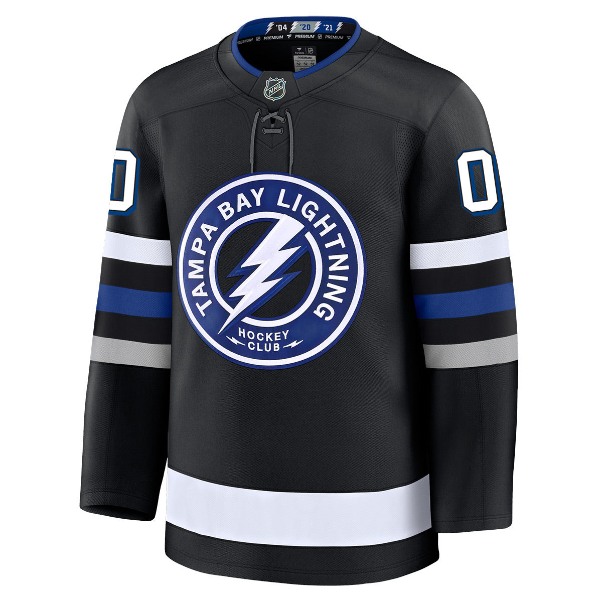 Tampa Bay Lightning Fanatics Custom Premium Alternate Black Jersey