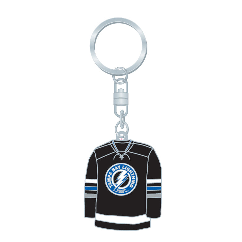 Tampa Bay Lightning Third Jersey Keychain