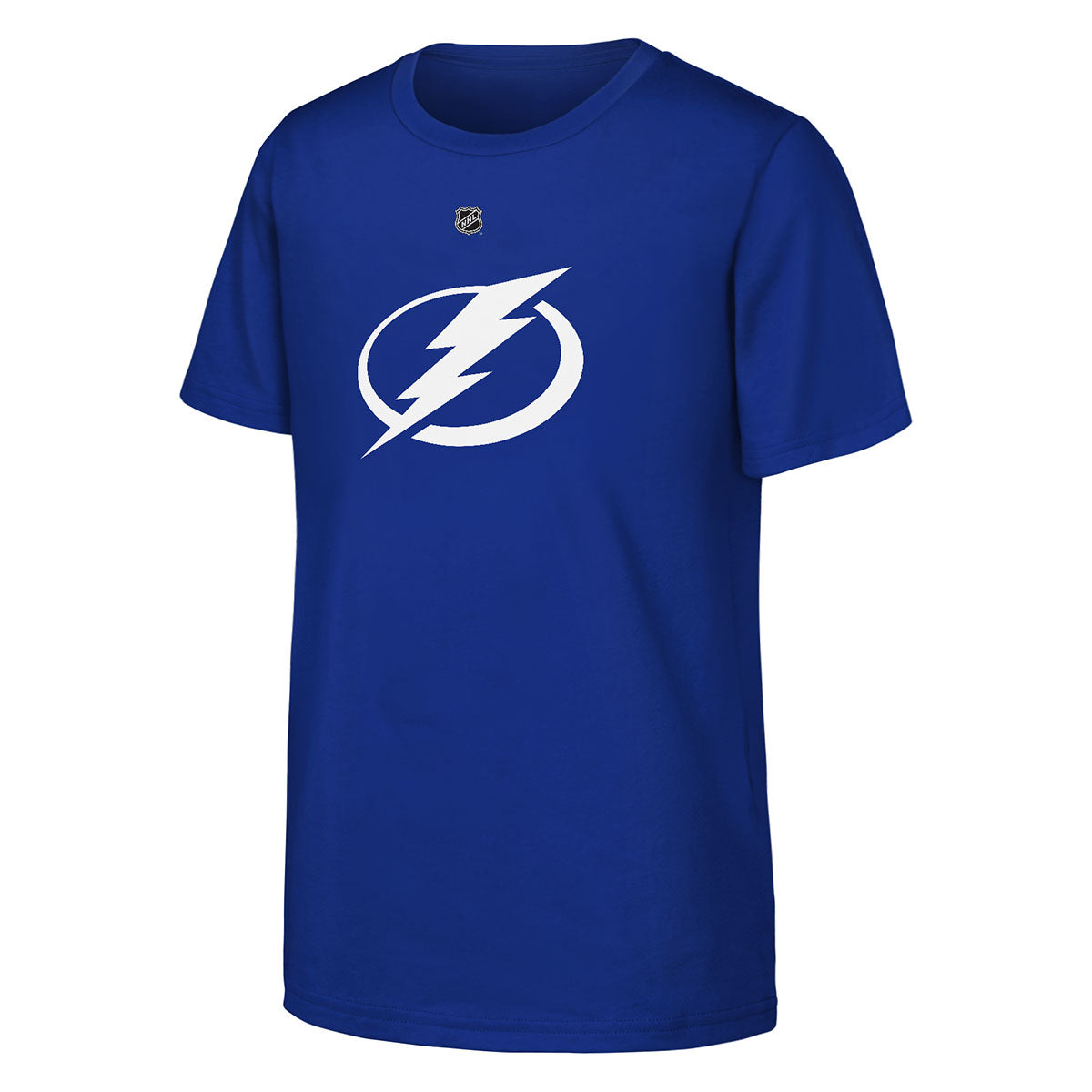Youth Tampa Bay Lightning Brandon Hagel Performance Name & Number Blue Tee