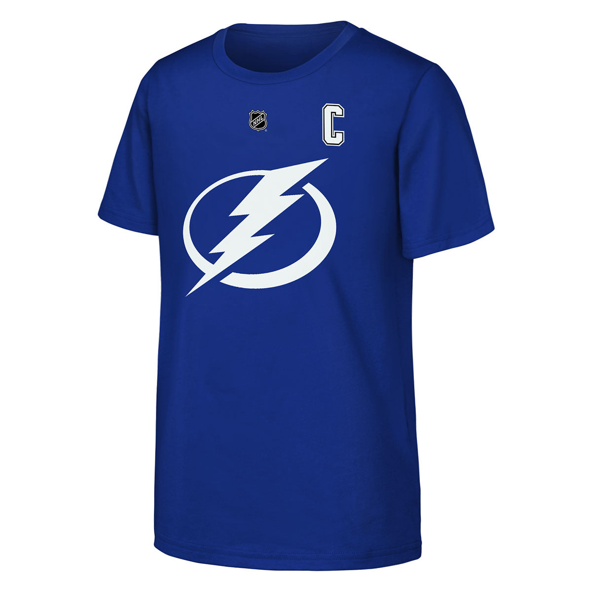 Youth Tampa Bay Lightning Victor Hedman Performance Name & Number Blue Tee