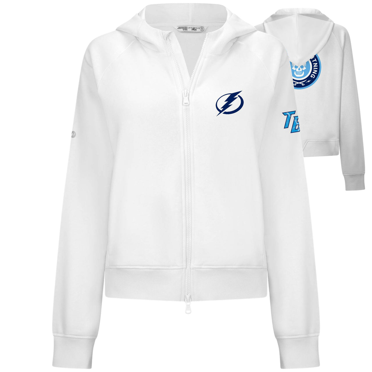 Women's Tampa Bay Lightning 2026 Stadium Series White Judd Full Zip Sweatshirt
