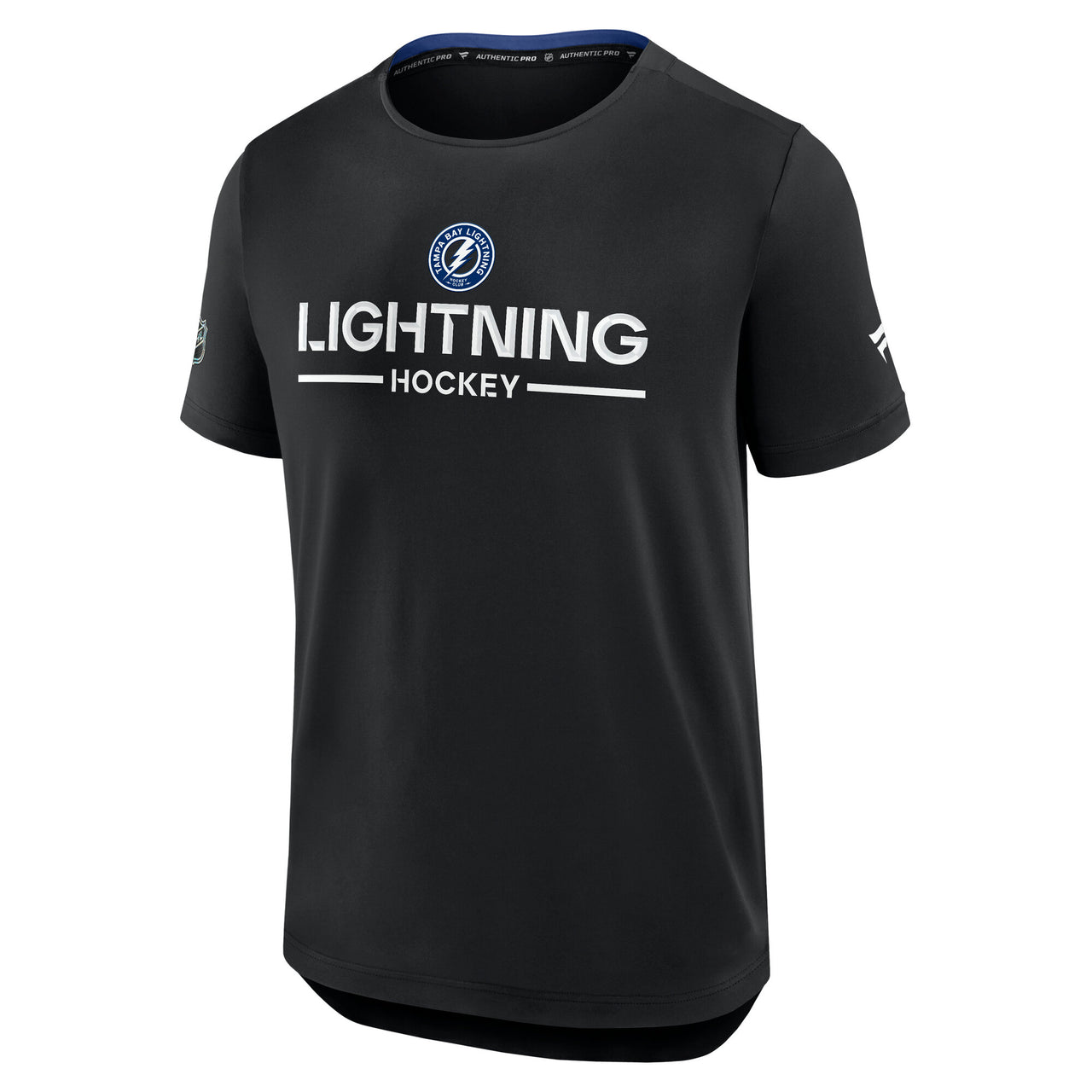 Men's Tampa Bay Lightning Fanatics Third Jersey Authentic Pro Locker Room Black Rink Tech Tee