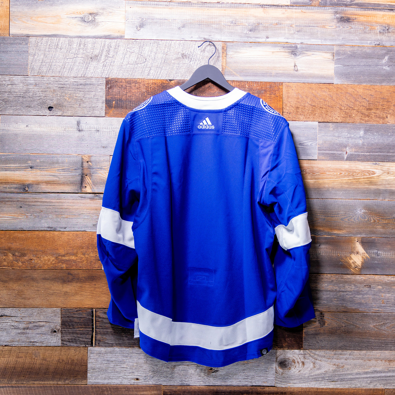 Tampa Bay Lightning adidas 2021-2024 Primegreen Home Locker Room-Issued Jersey (BLANK)