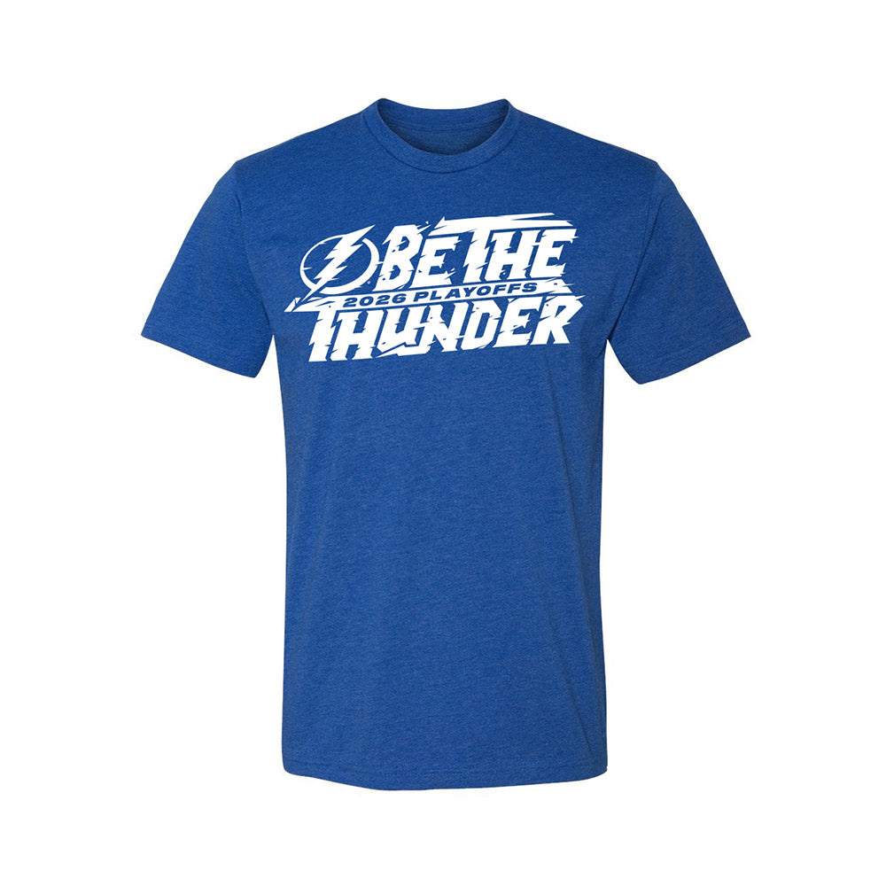 Youth Tampa Bay Lightning 2026 Playoffs Be The Thunder Tee (XS & S ONLY)
