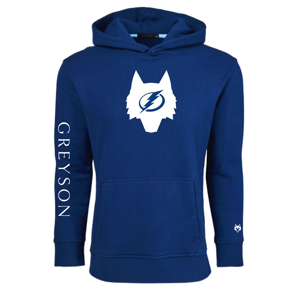 Men's Tampa Bay Lighting Greyson Aspen Blue Hoodie