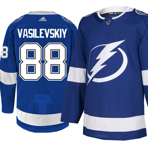 #88 VASILEVSKIY Primegreen ADIZERO Home Lightning Jersey w Authentic Lettering