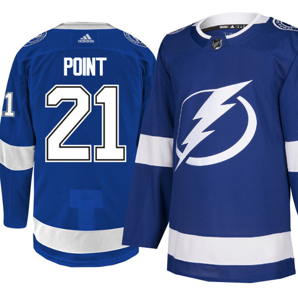 #21 POINT Primegreen ADIZERO Home Lightning Jersey with Authentic Lettering