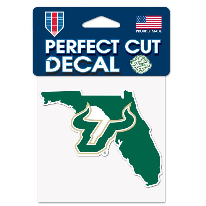 USF BULLS State Shaped Decal