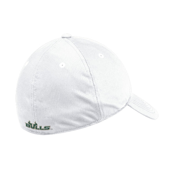 Men's USF Bulls adidas Adjustable White Slouch Hat