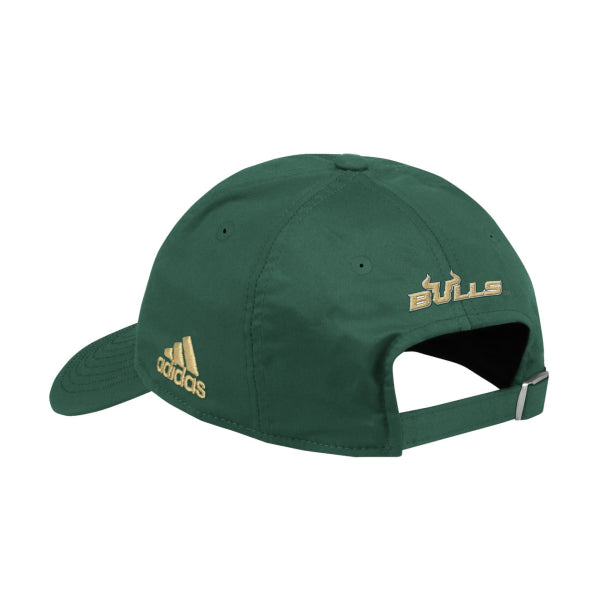 Men's USF Bulls adidas Adjustable Green Slouch Hat