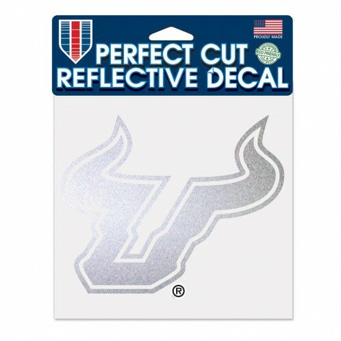 USF Bulls Reflective Perfect Cut 6x6"