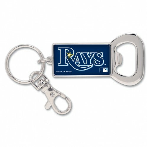Tampa Bay Rays WinCraft Bottle Opener Rectangle Key Ring