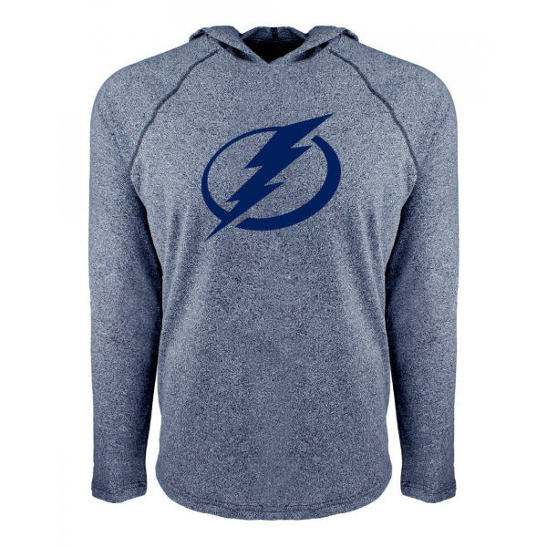 Men's Tampa Bay Lightning Raglan Mock Twist Hooded Long Sleeve