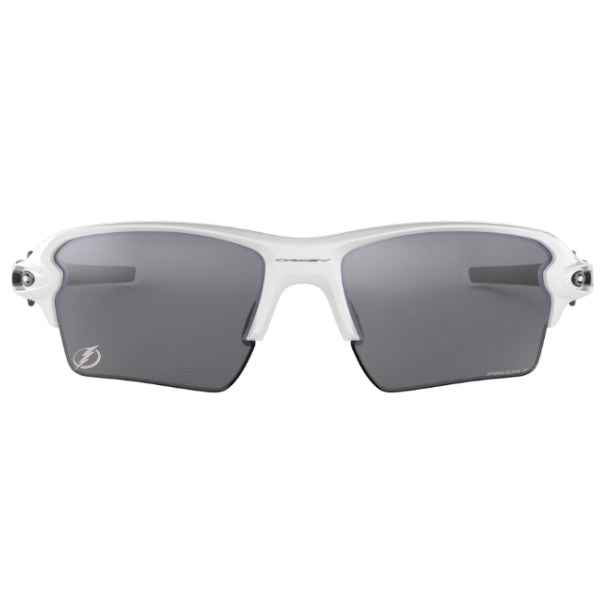 Tampa Bay Lightning Oakley Flak 2.0 XL Polished White Sunglasses