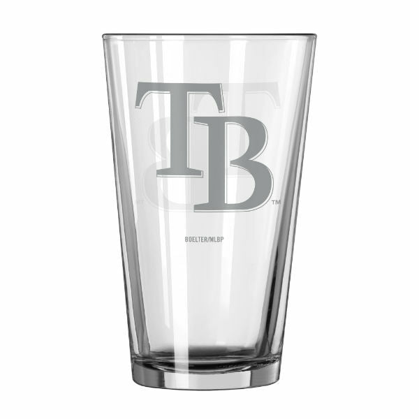 Tampa Bay Rays 16oz Etch Pint Glass