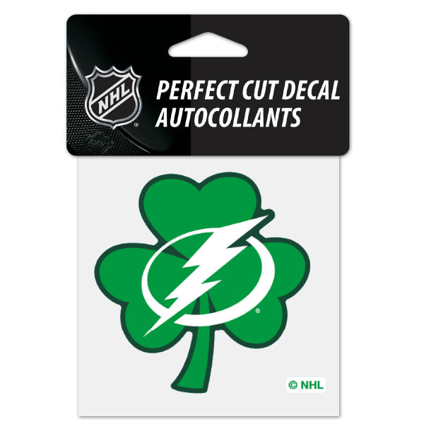 Tampa Bay Lightning St. Patrick's 4x4" Decal