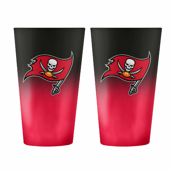 Tampa Bay Buccaneer's 16oz Ombre Pint Glass