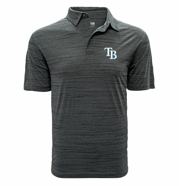 Men's Tampa Bay Rays Grey Sway Polo - SMALL ONLY