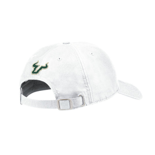 Men's USF Bulls School First White Adjustable Hat
