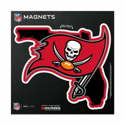 Tampa Bay Buccaneers 6x6 State Magnet