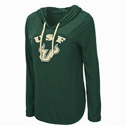 Women's USF Bulls Long Sleeve My Lover Hoodie Tee